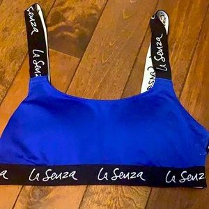 Blue lasenza sports bra woman’s medium